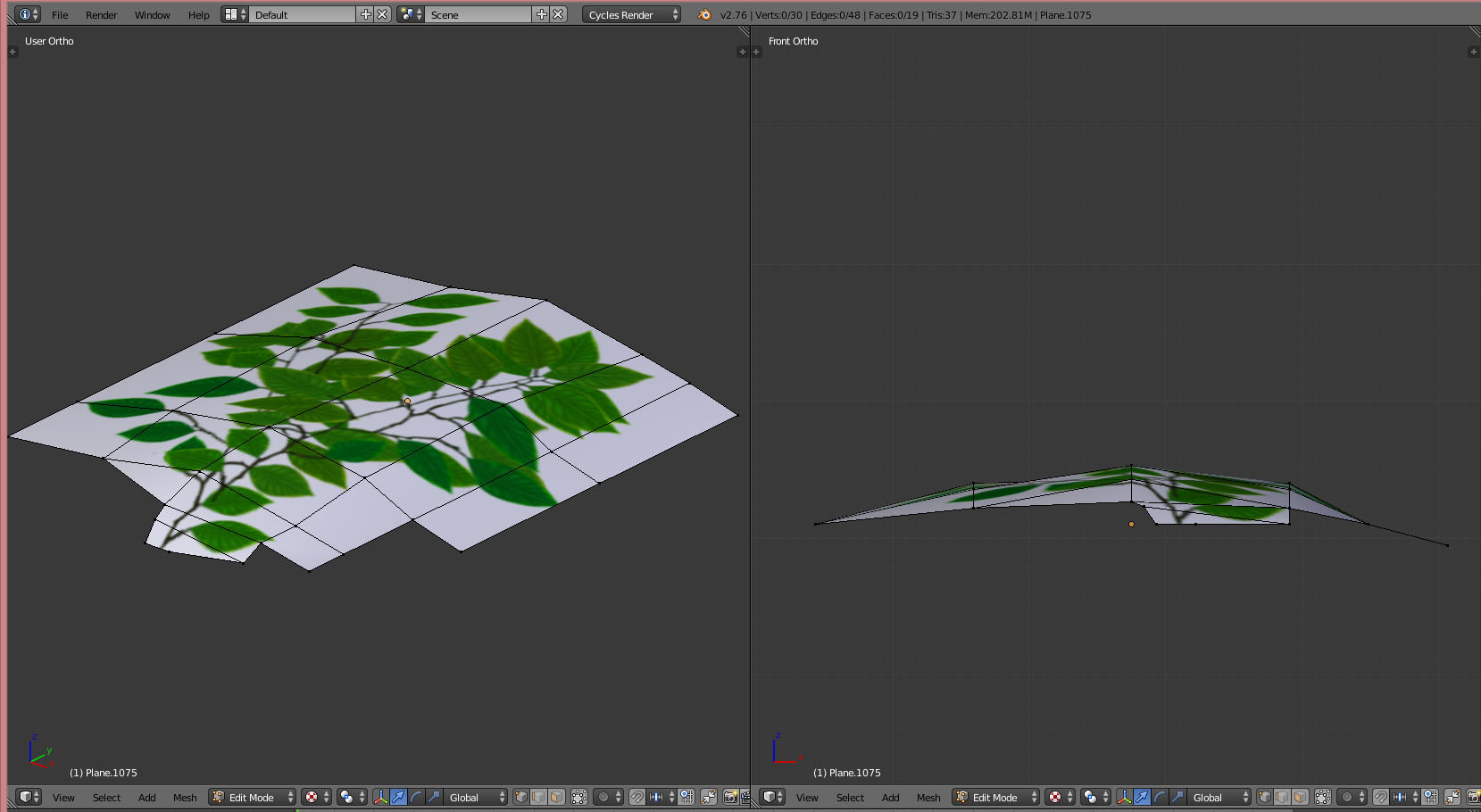 アニメーションのメイキング Blenderで森を作る 4 刻告亭 こくこくてい